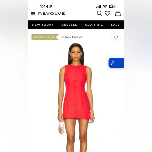 Revolve Selma Mini Dress in Red - Picture 1 of 4